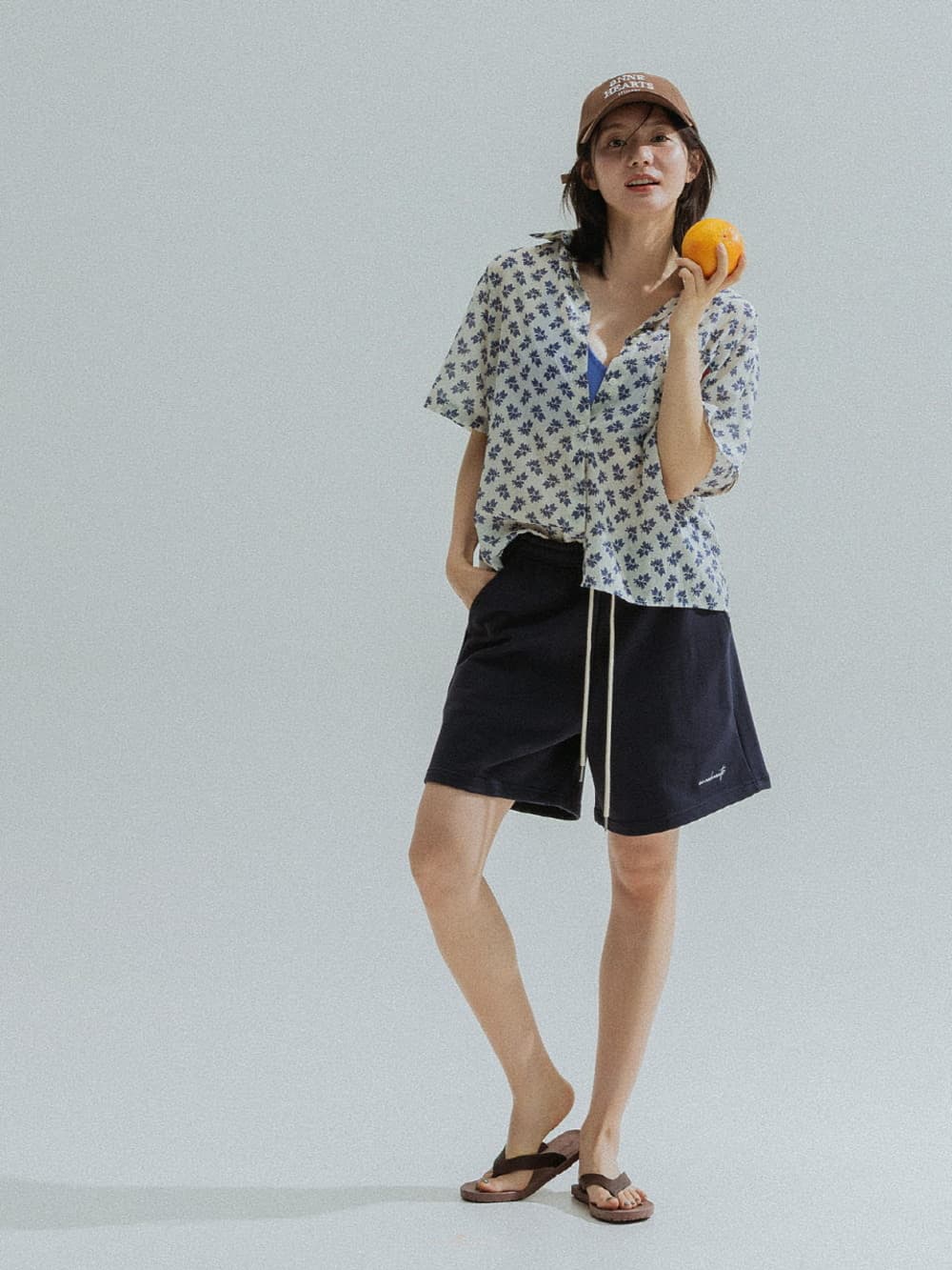Botanical Cotton Shirt (Ivory) — vue 6