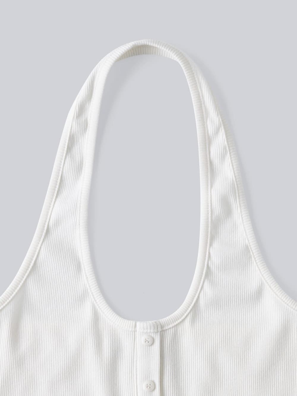 Button Point Cami Top (Ivory) — vue 7