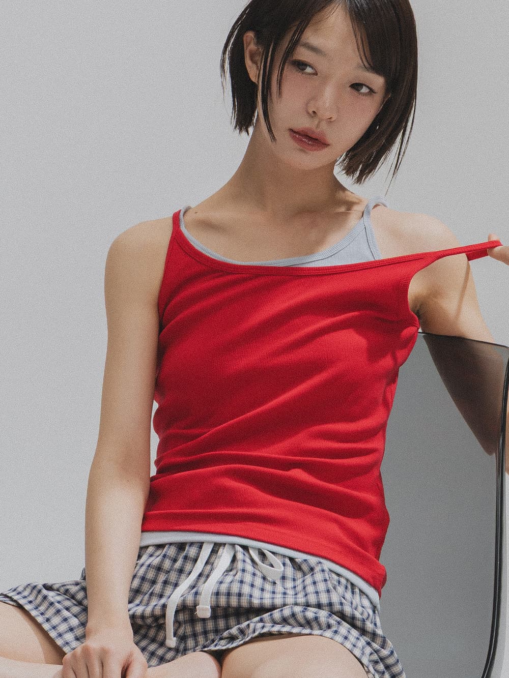 Soft Layer Sleeveless (Red) — vue 3