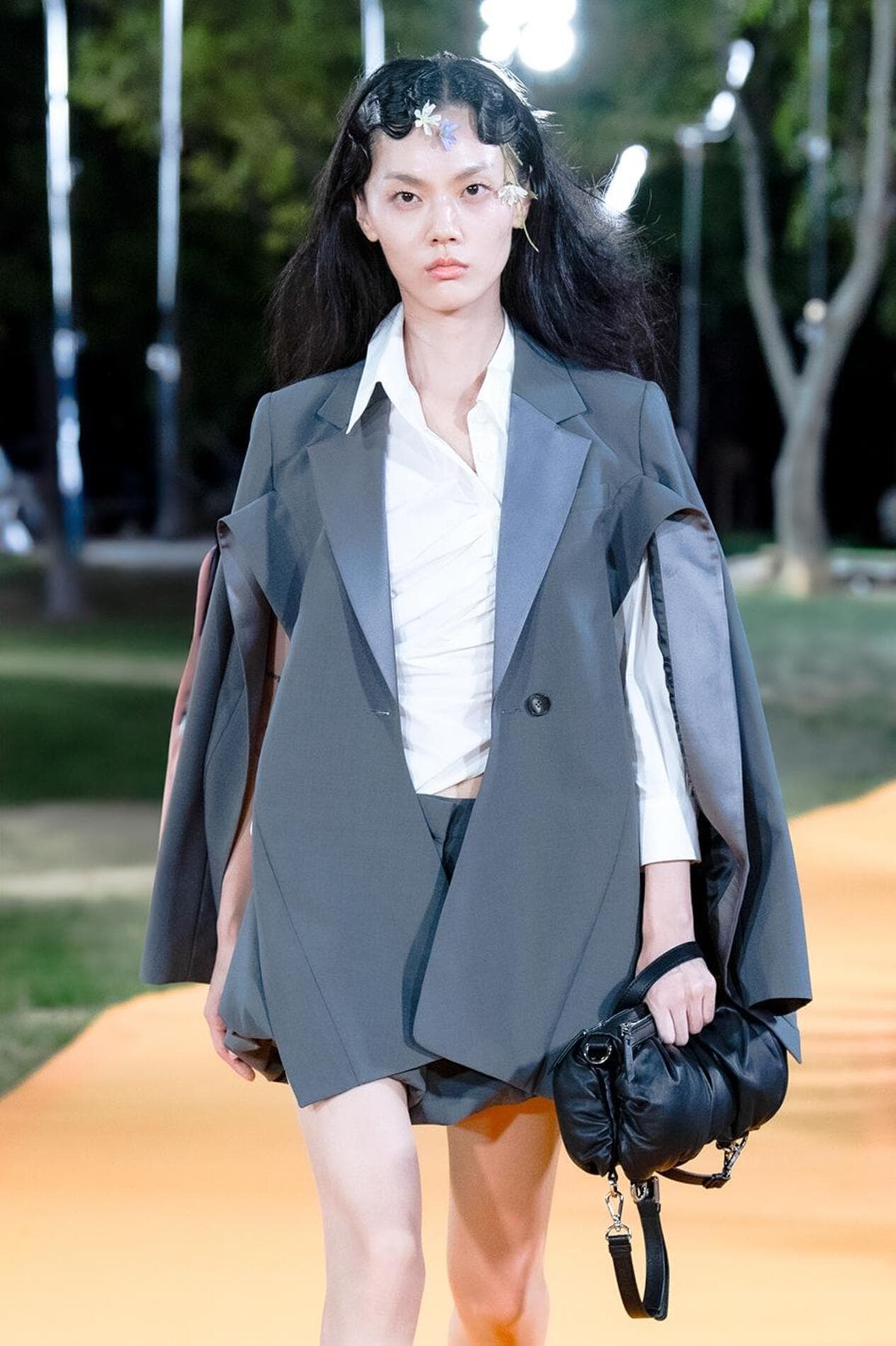 Giant Slit Blazer (Gray) — vue 6
