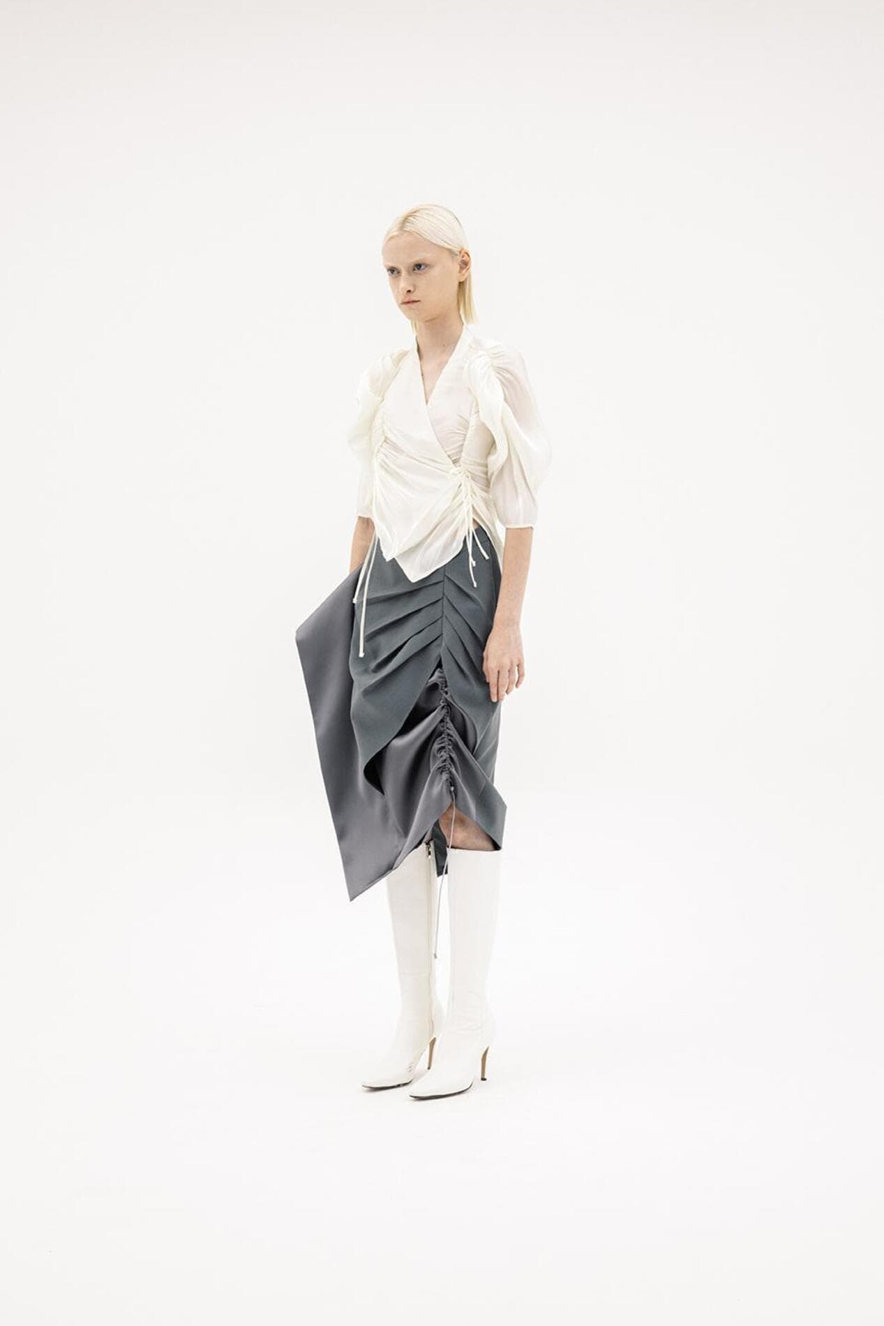 Decon Multi Layer Skirt (Gray) — vue 4