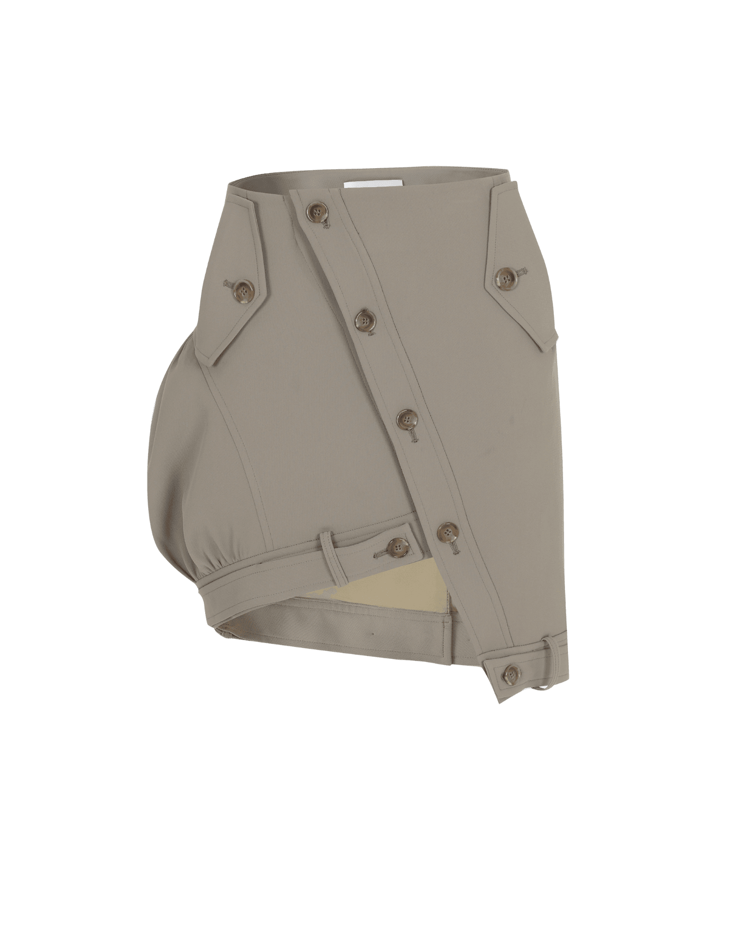 Asymmetric Mini Skirt