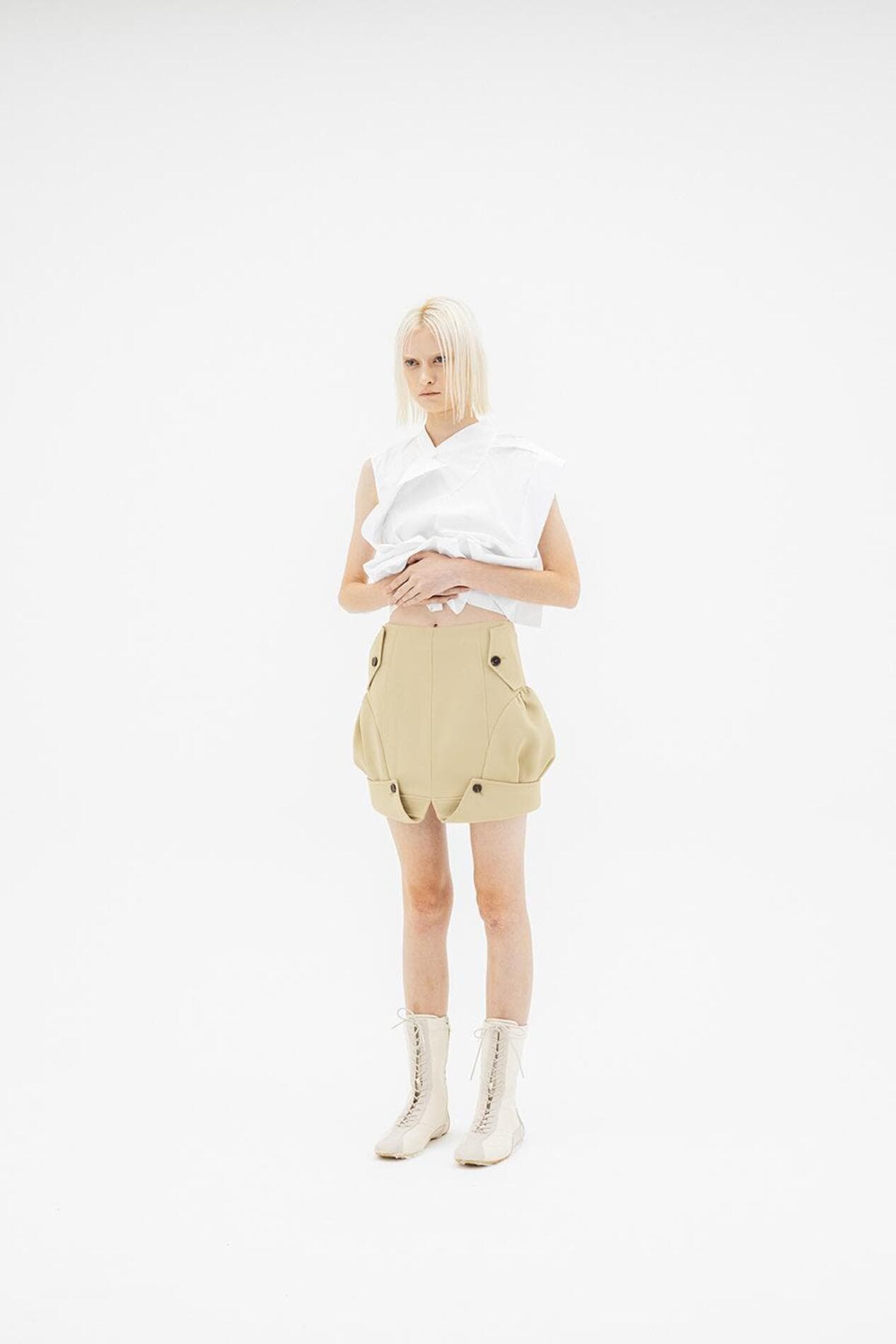 Collar Detail Mini Skirt — vue 4