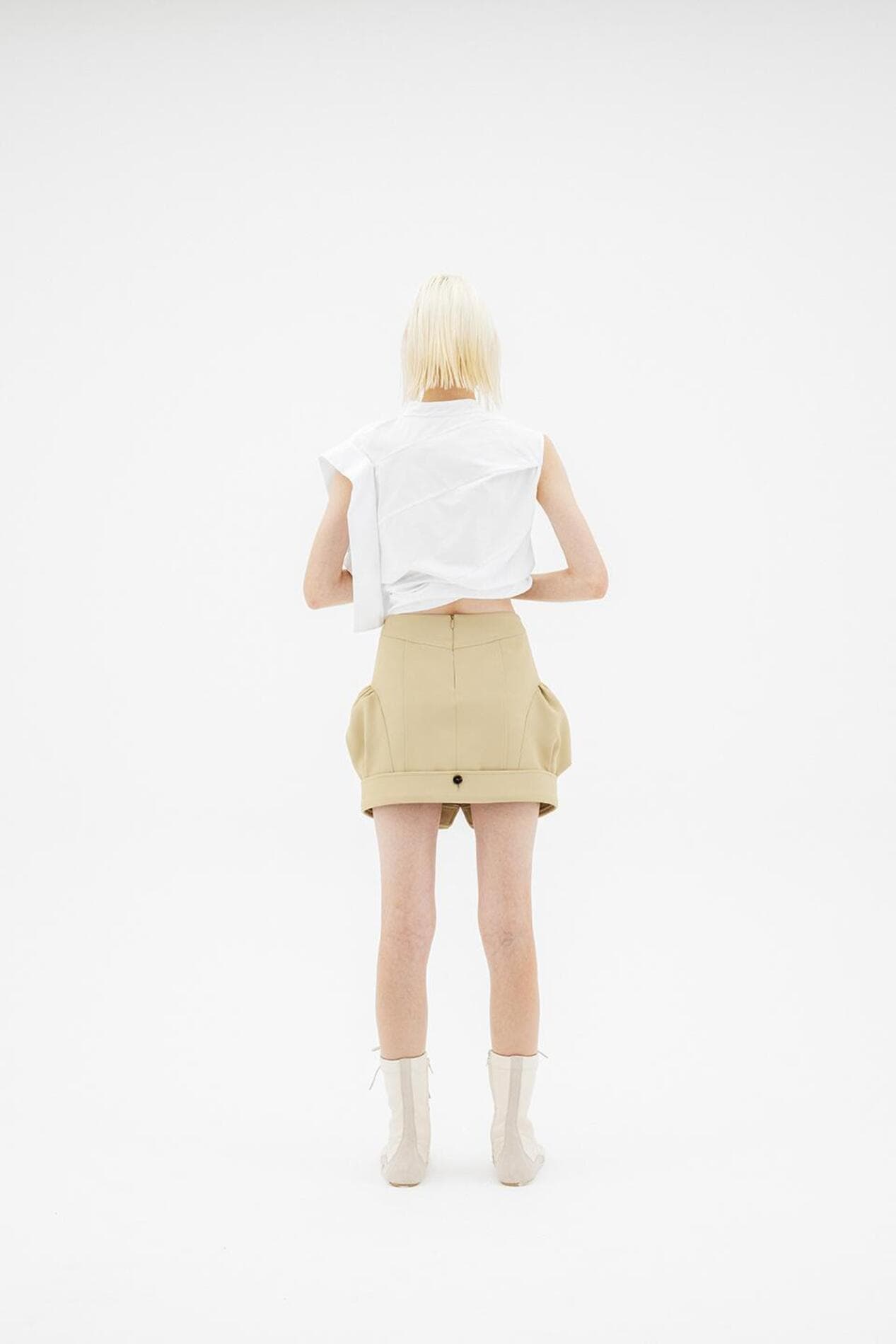 Collar Detail Mini Skirt — vue 6