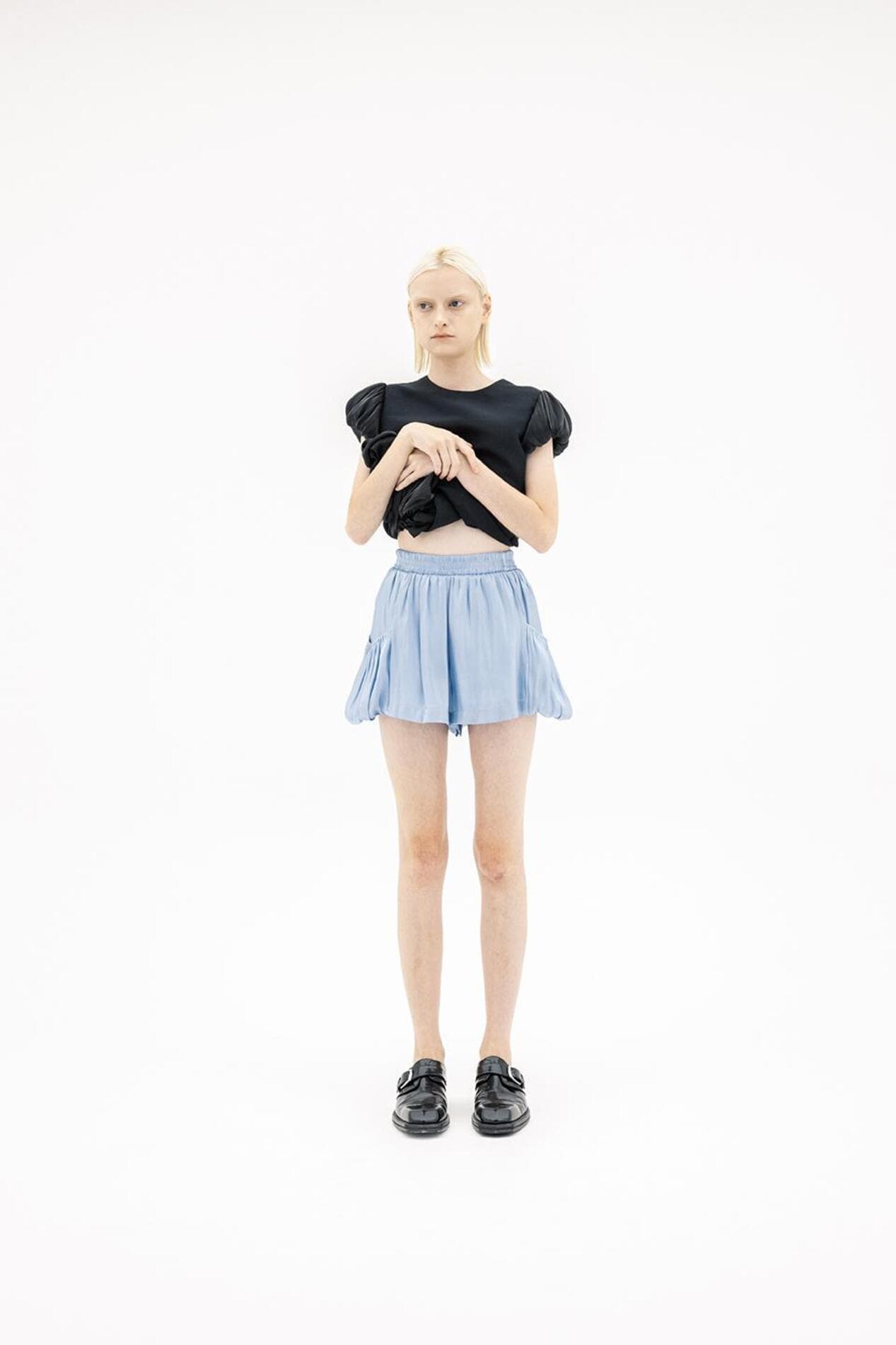 Glossy Boxer Shorts (Blue) — vue 3