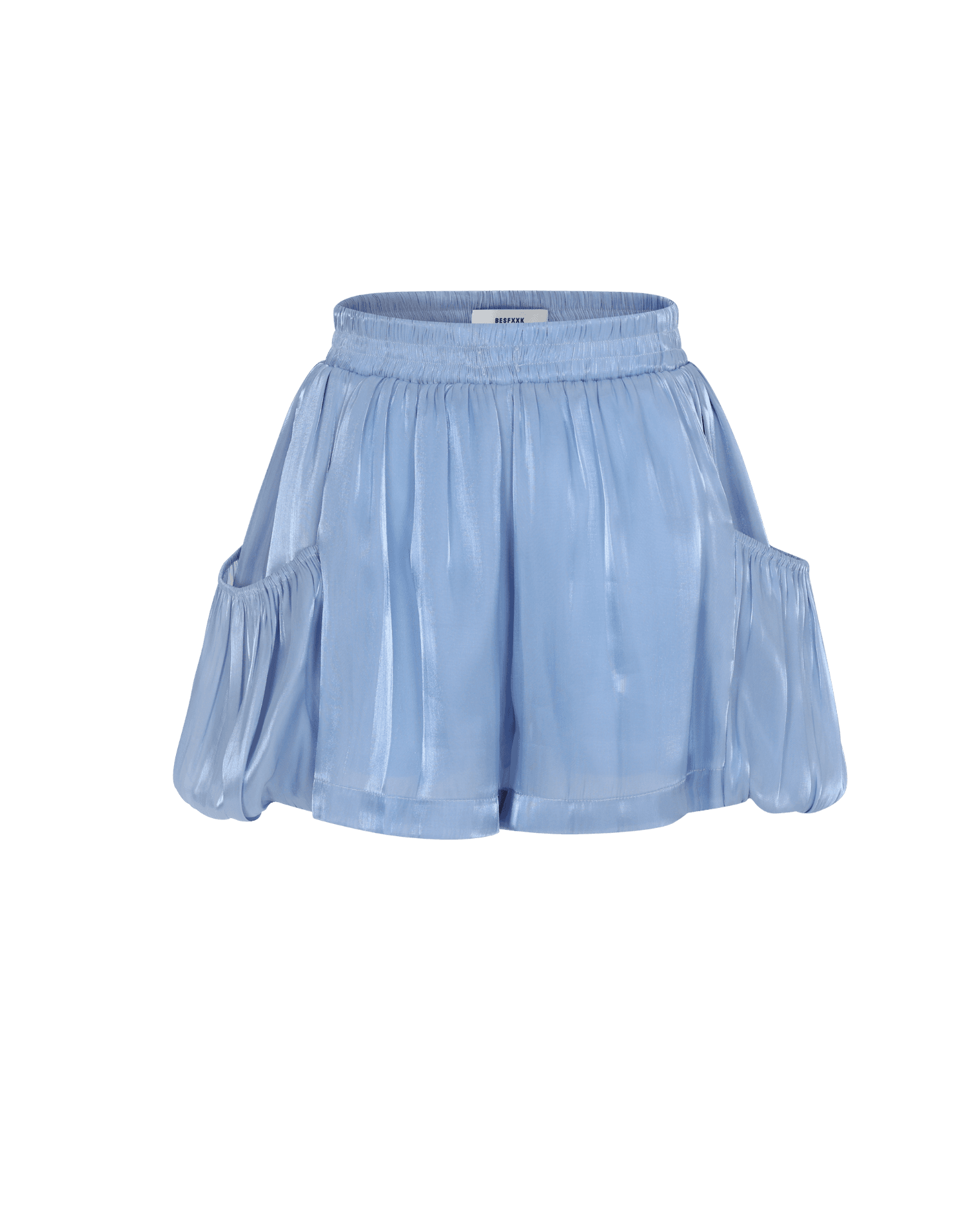 Glossy Boxer Shorts (Blue)