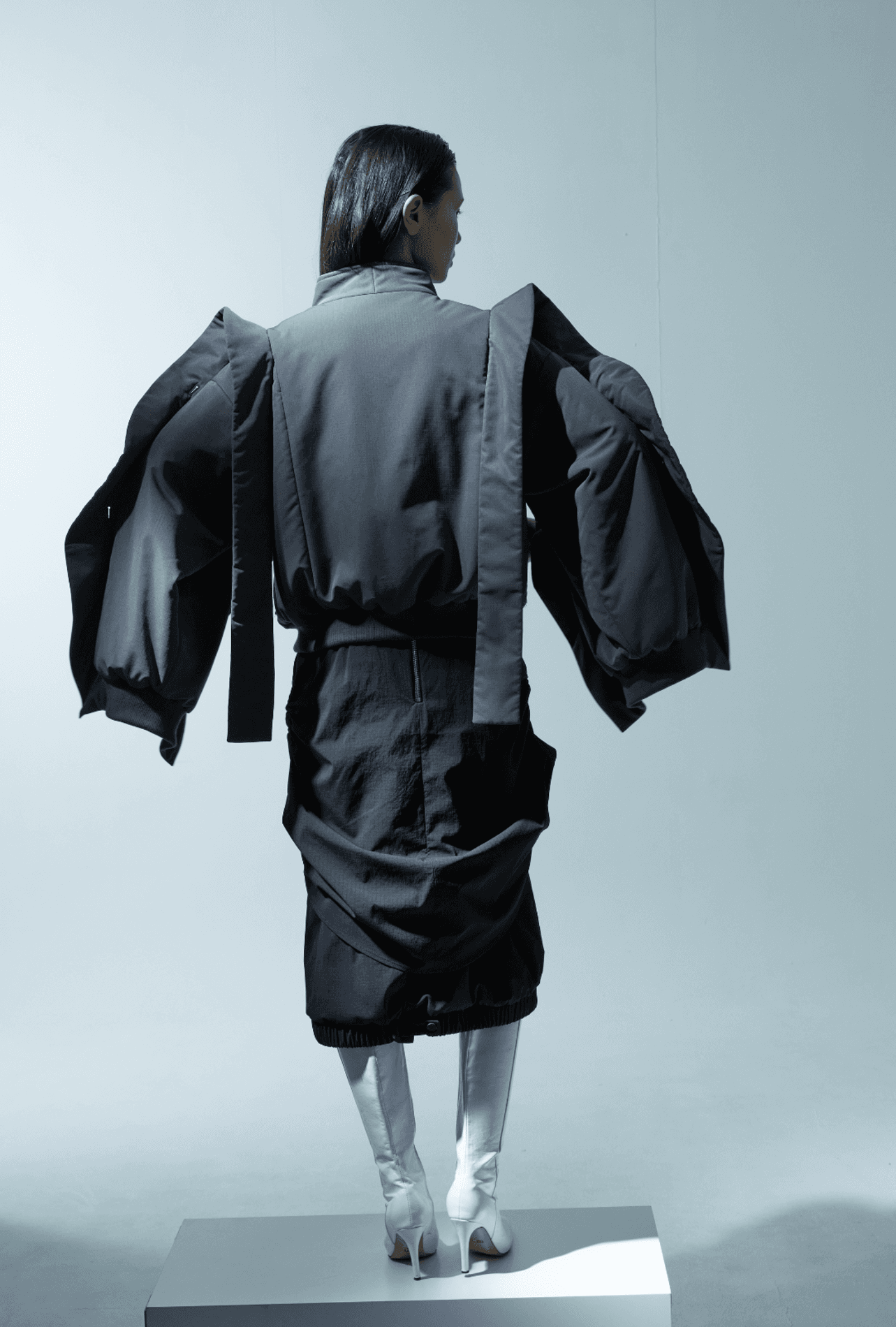Decon Open Sleeve High-Neck Bomber — vue 4