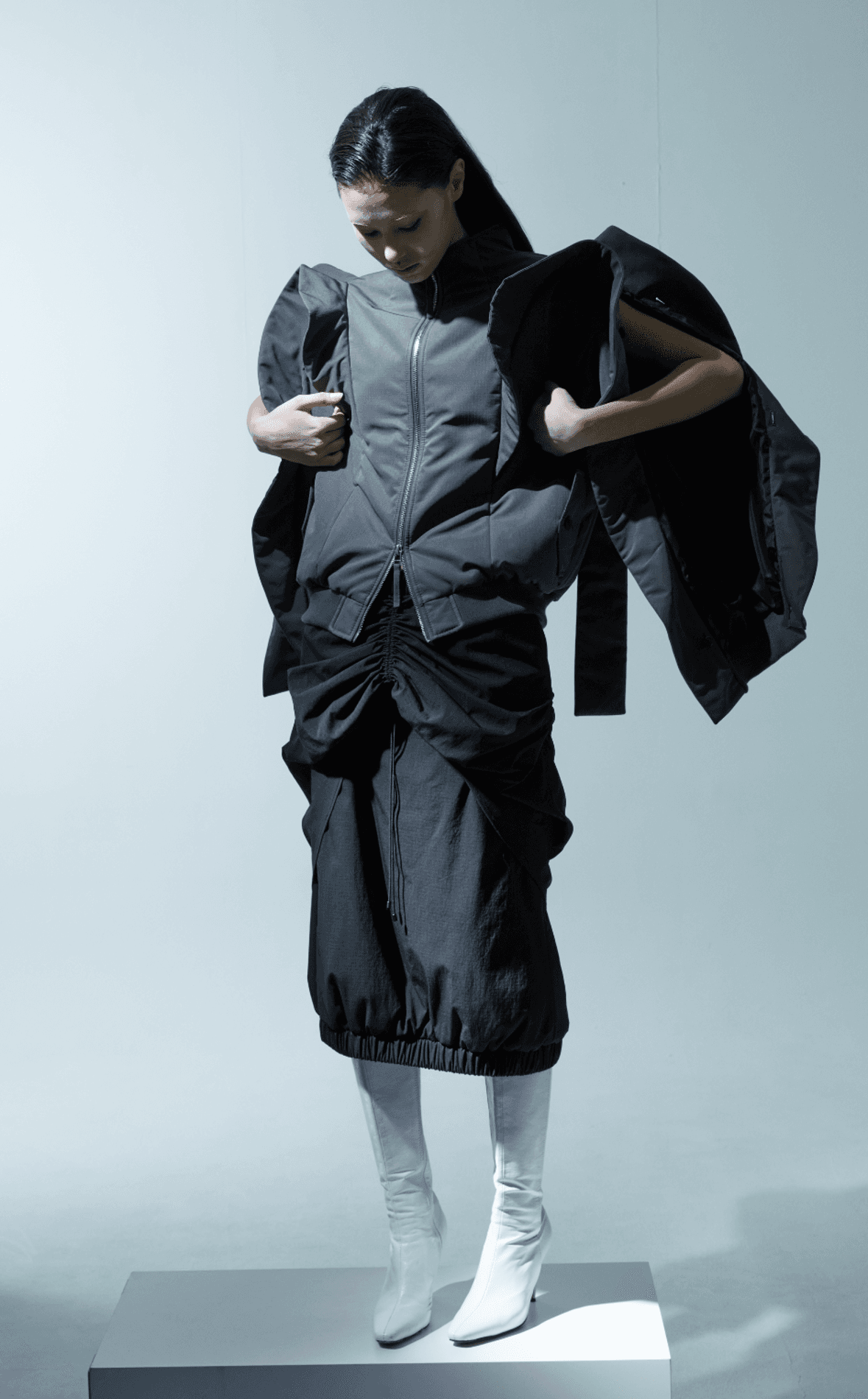 Decon Open Sleeve High-Neck Bomber — vue 5