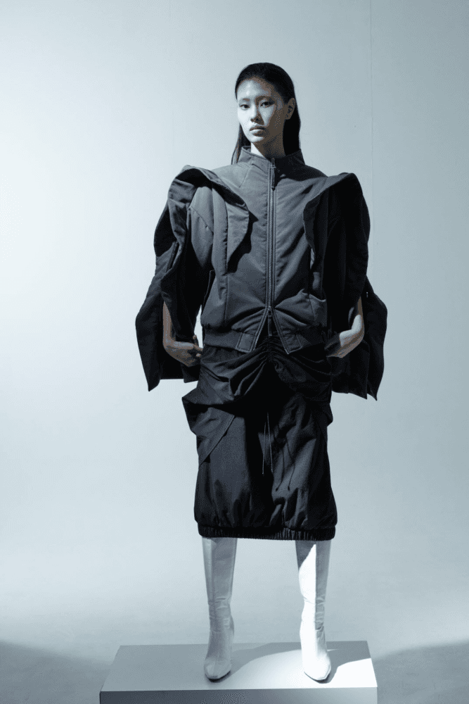 Decon Open Sleeve High-Neck Bomber — vue 1