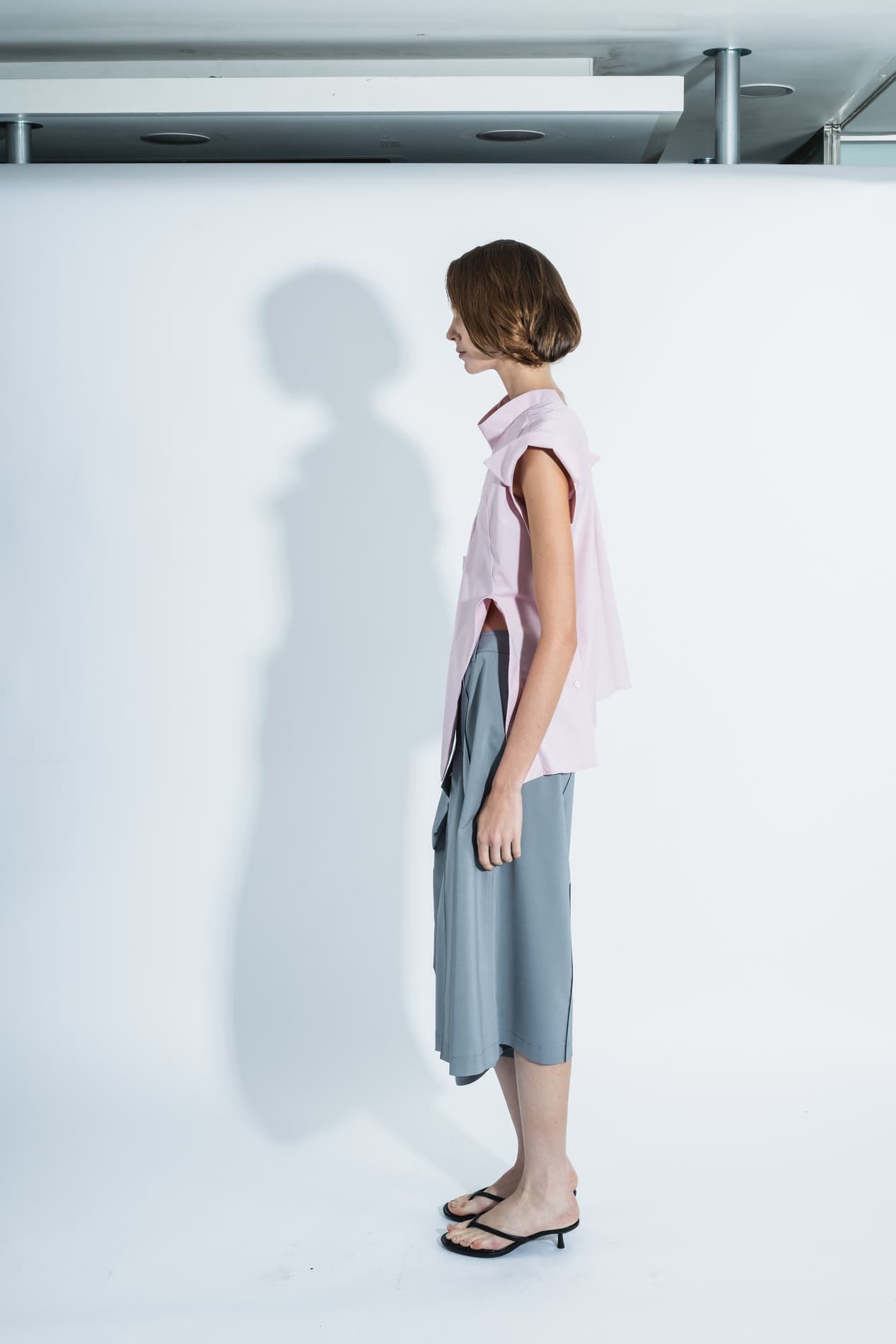 Panel Decon Short Blouse (Pink) — vue 4