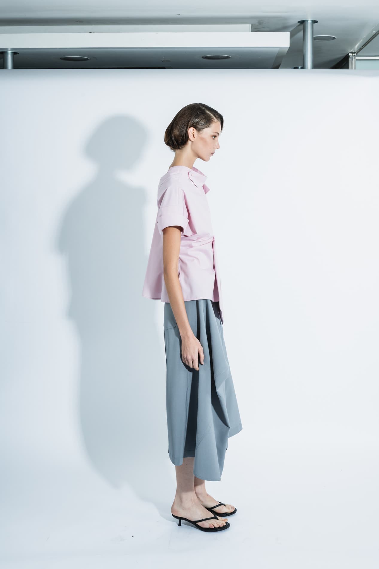 Panel Decon Short Blouse (Pink) — vue 6