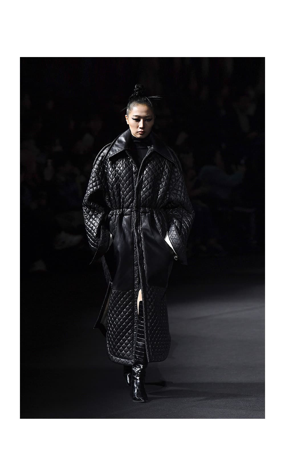 Thinsulate Quilted Long Safari Trench