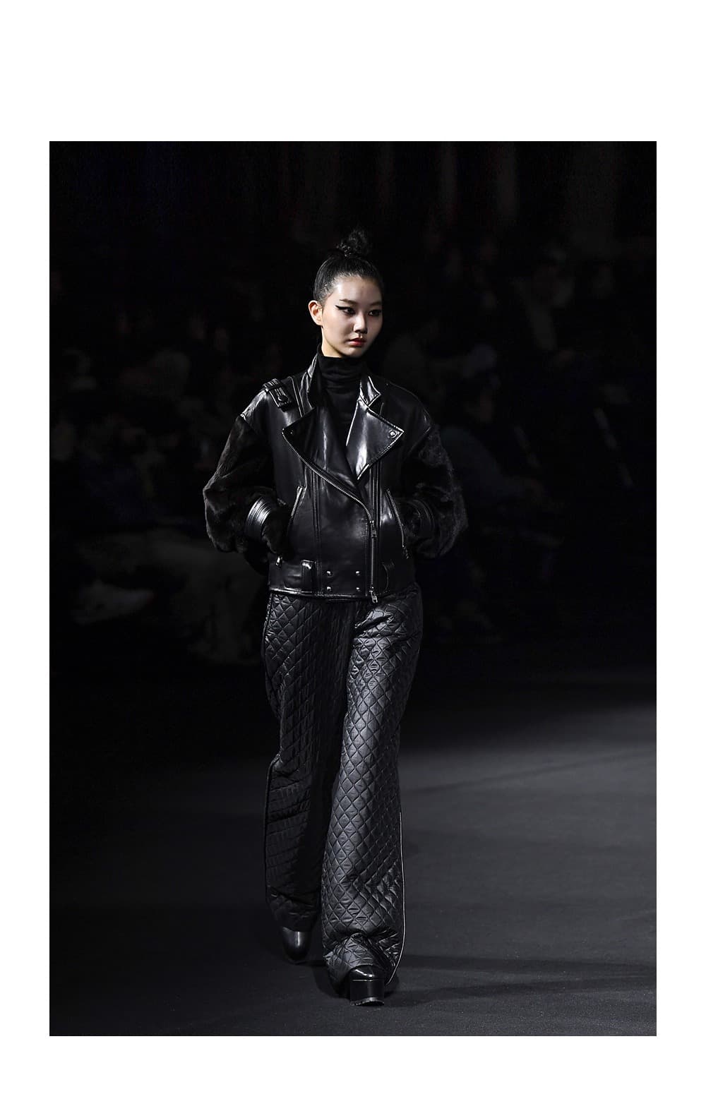 Thinsulate Quilted Black Pants