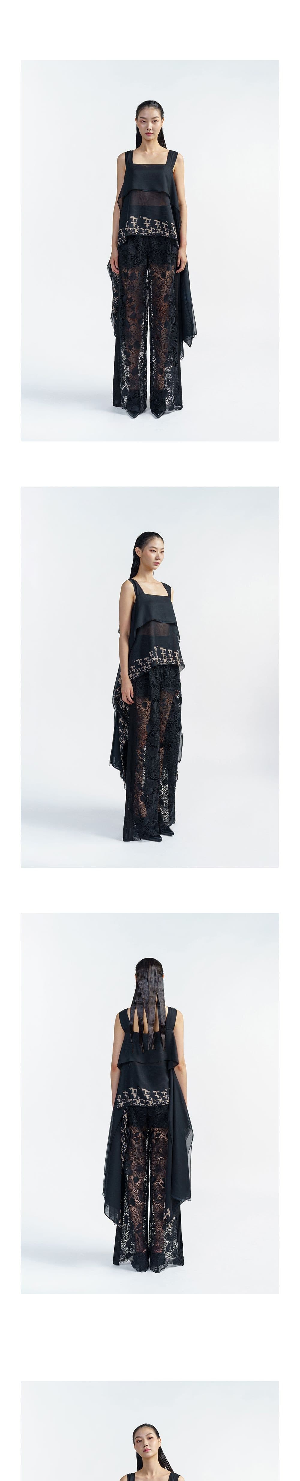 Black Lace Pants — vue 3