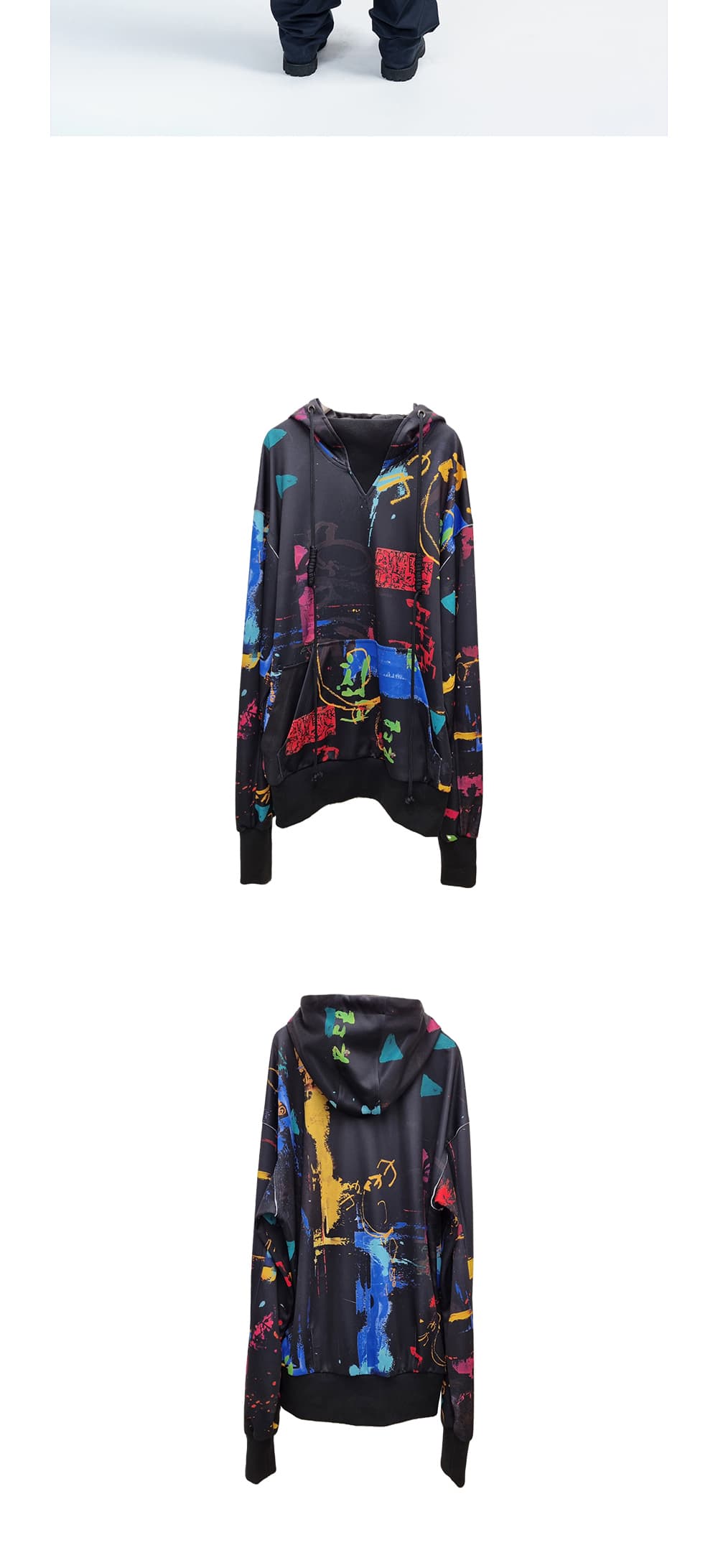 Artwork Black Hoodie — vue 5