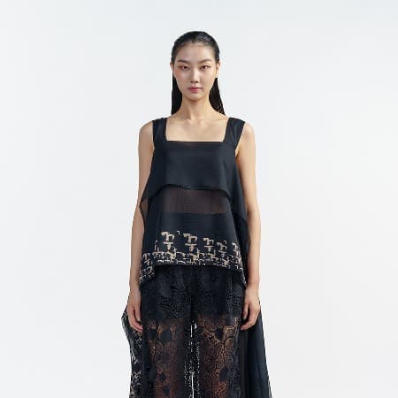 Dream Artwork Poncho Top
