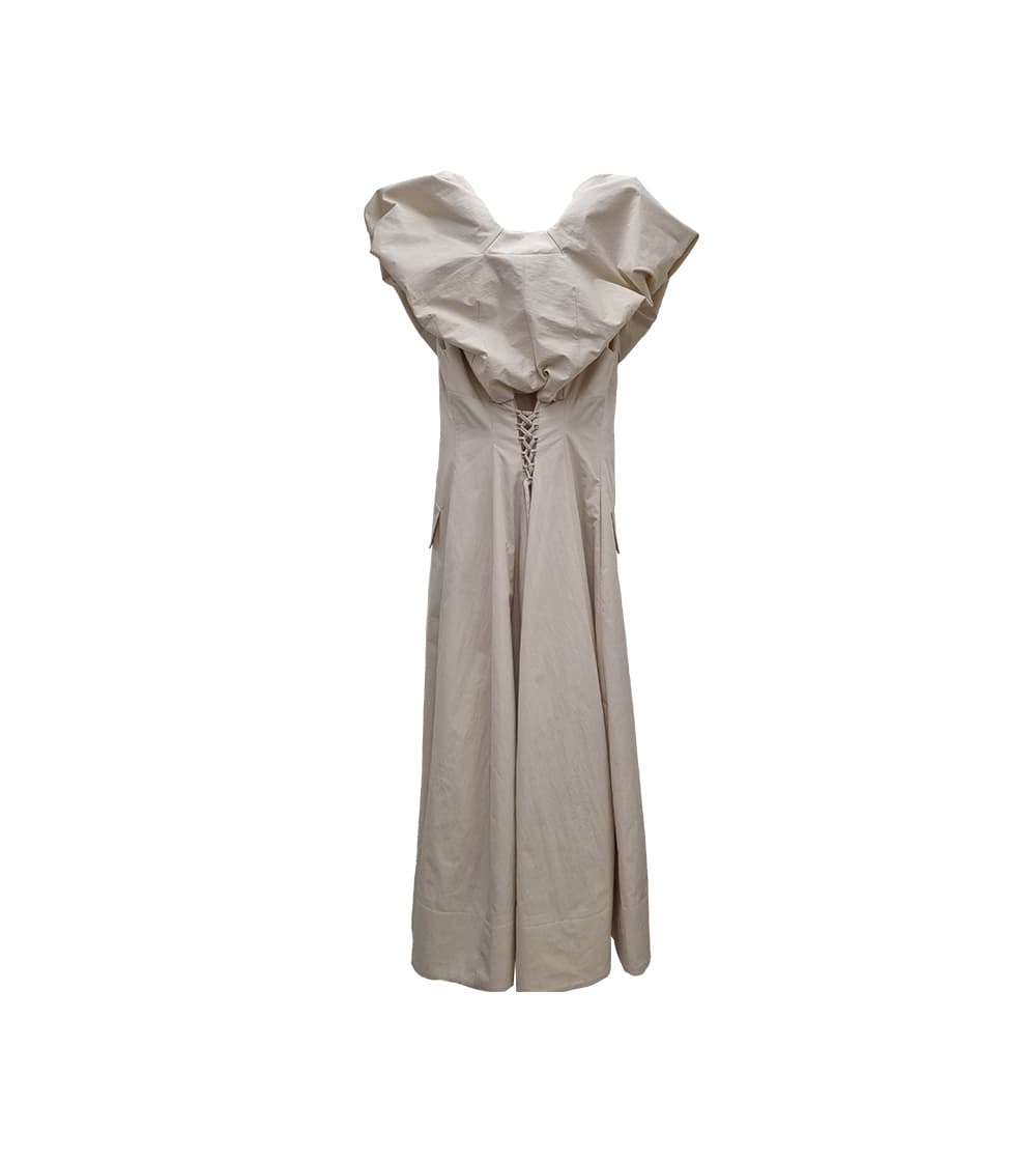 Cream Angel Long Vest — vue 5