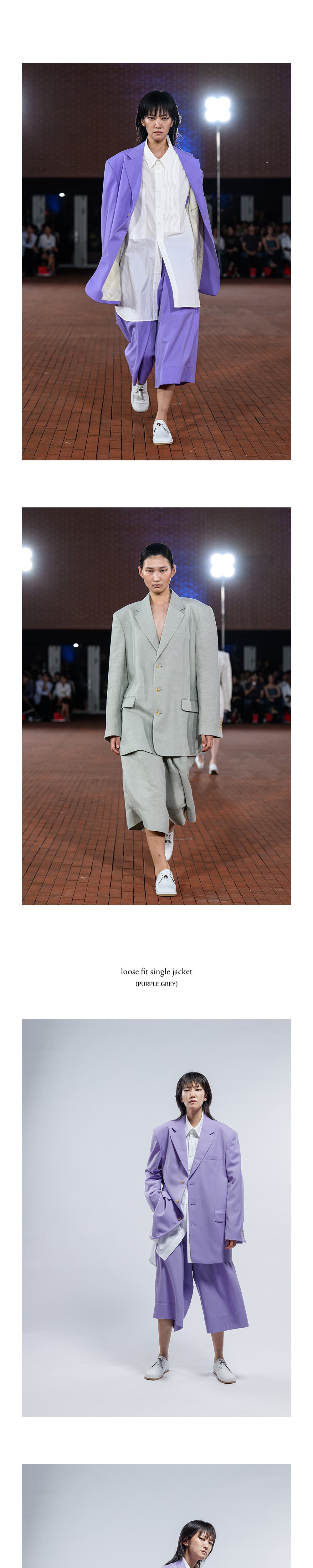 Loose Fit Single Jacket — vue 3