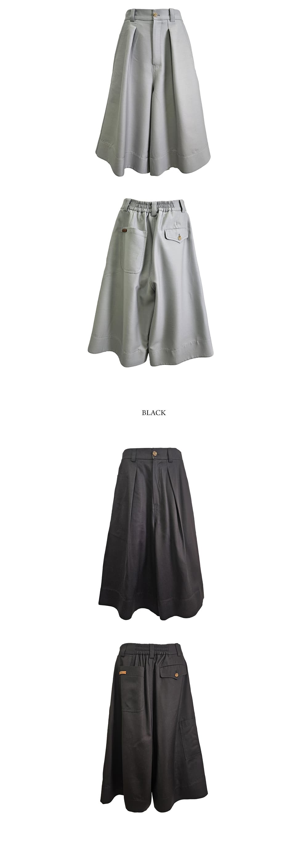 Wide Bermuda Pants — vue 6