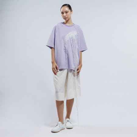 Wide Bermuda Pants