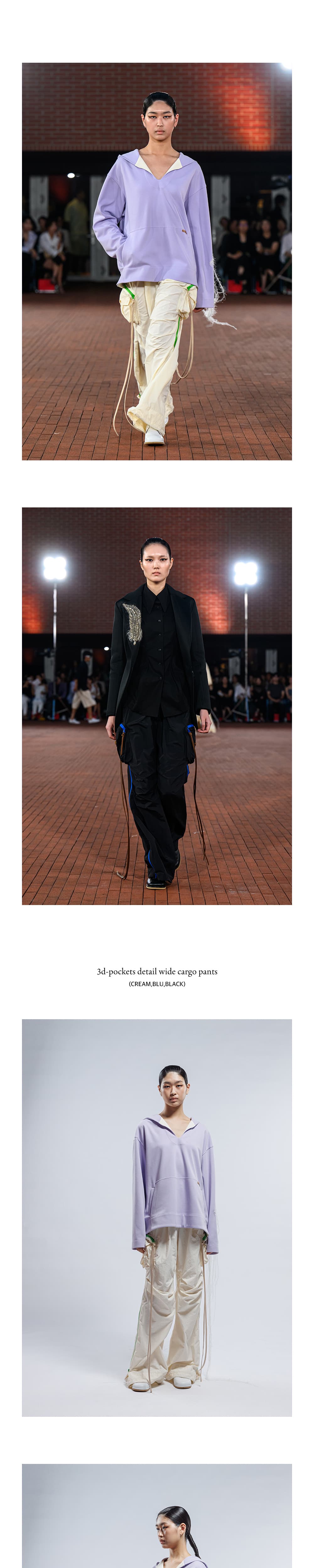 3D-pockets Detail Wide Cargo Pants — vue 3
