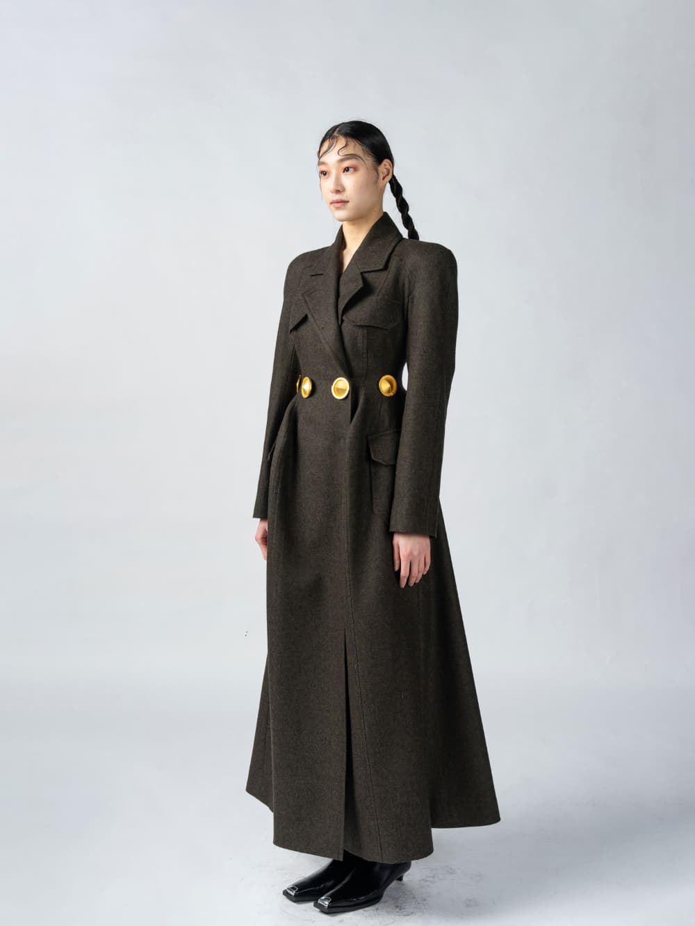 Double Safari Maxi Coat — vue 6
