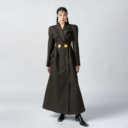 Double Safari Maxi Coat