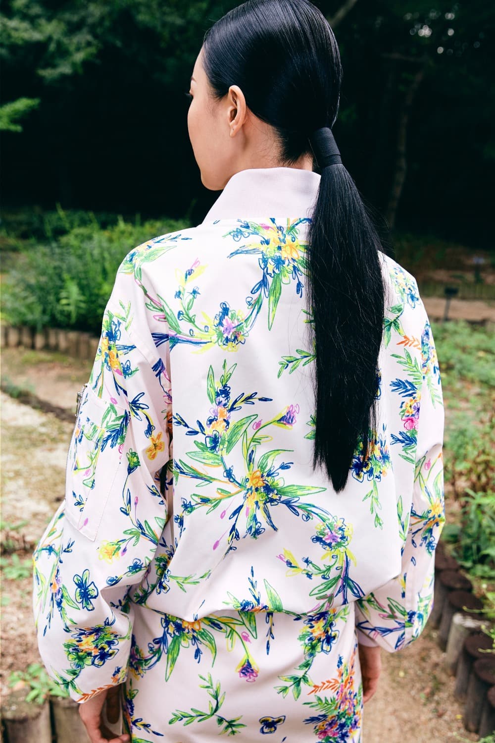 Wildflower Artwork Bomber