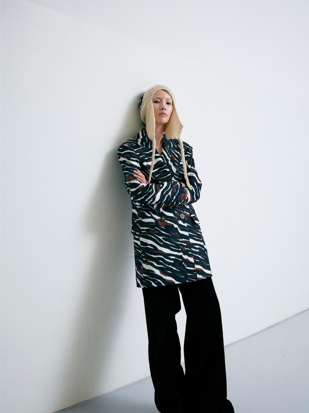 Optical Zebra Blazer