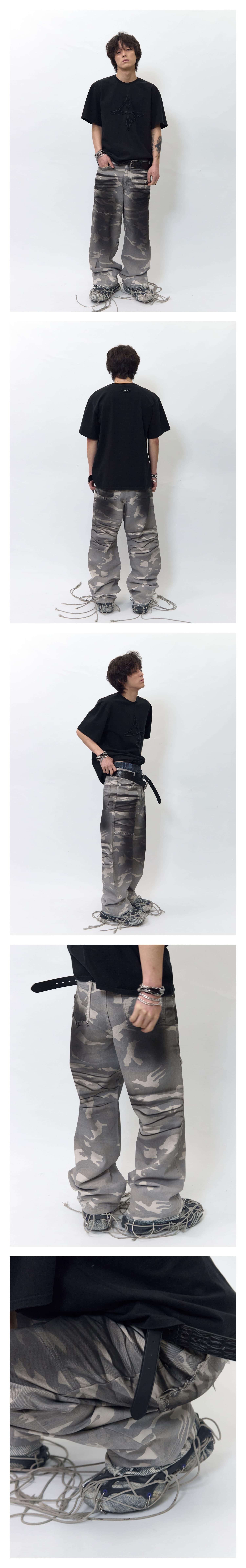 Faded Camo Carpenter Pants — vue 2