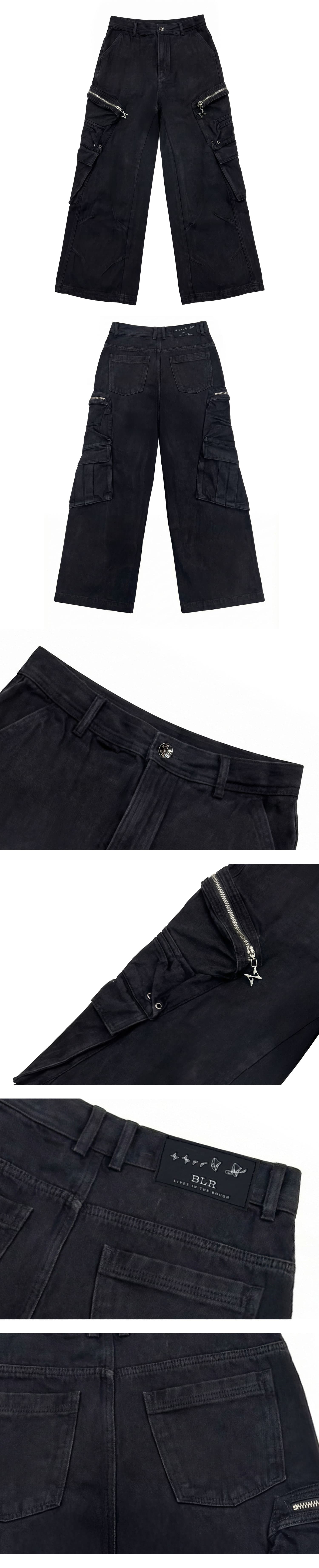 Multi Pocket Wide Cargo Pants — vue 3