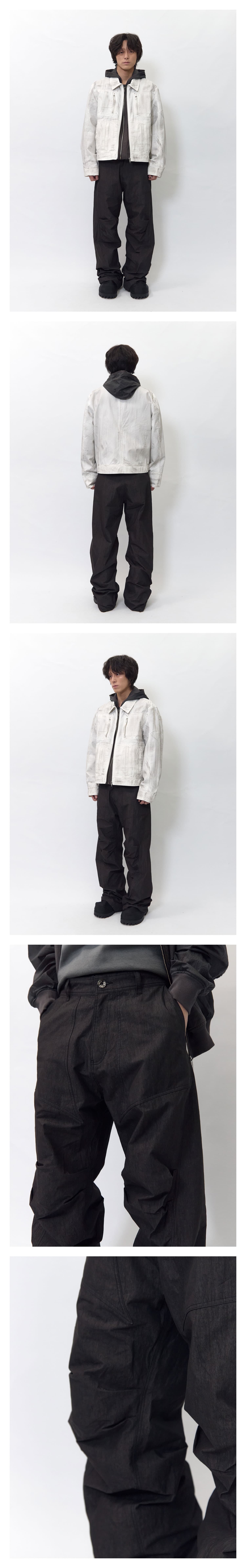 Knee Darted Nylon Pants — vue 2