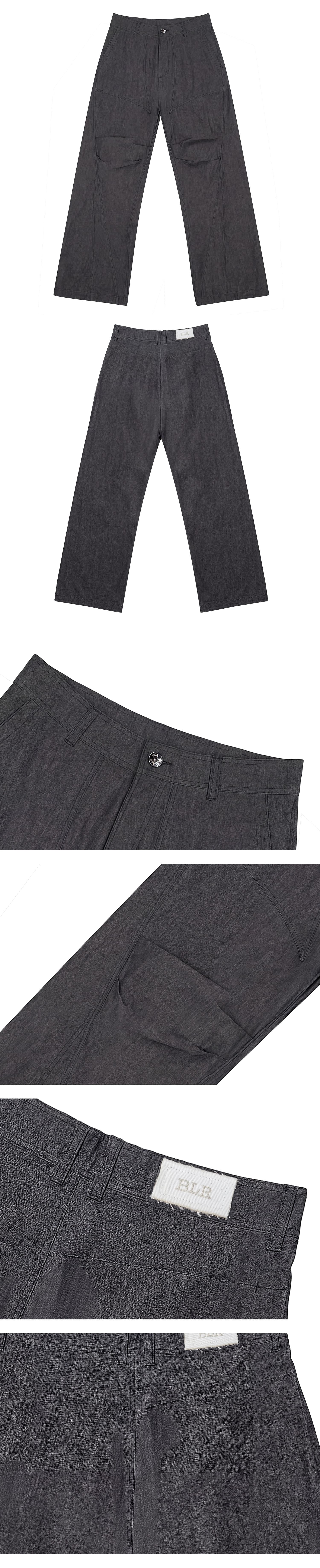 Knee Darted Nylon Pants — vue 3