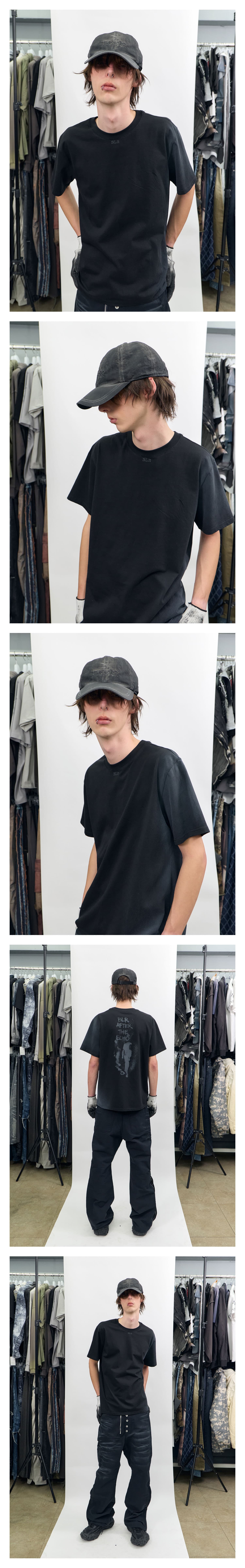 Logo Vintage Washed Nylon Ball Cap — vue 2