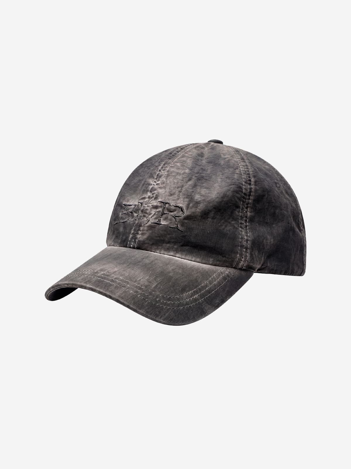 Logo Vintage Washed Nylon Ball Cap — vue 1