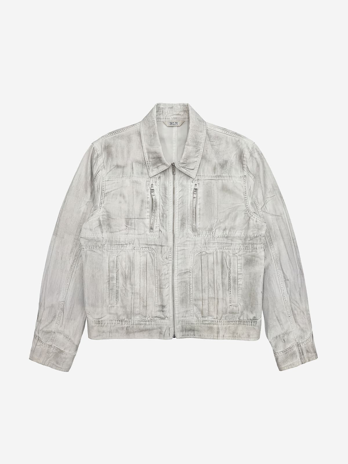 Anchored Puller Utility Jacket White