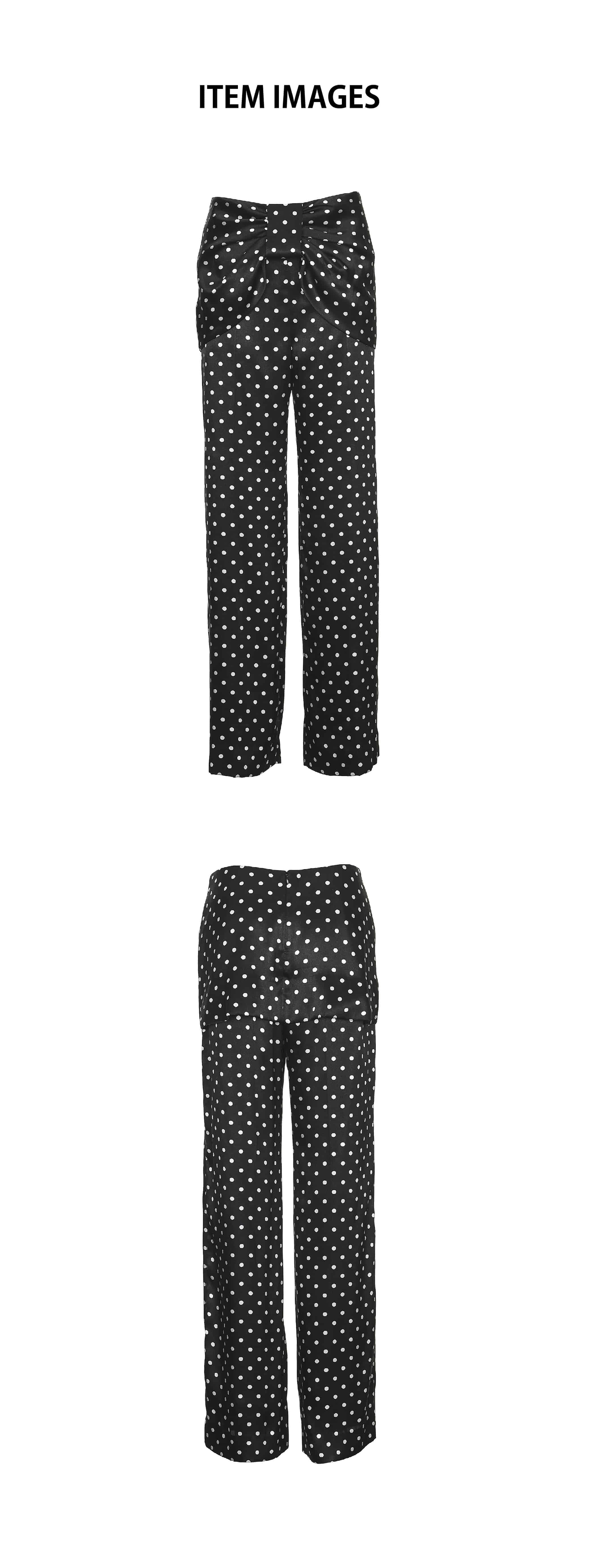 [RE-EDITION] Dot Ribbon Drape Pants — vue 4