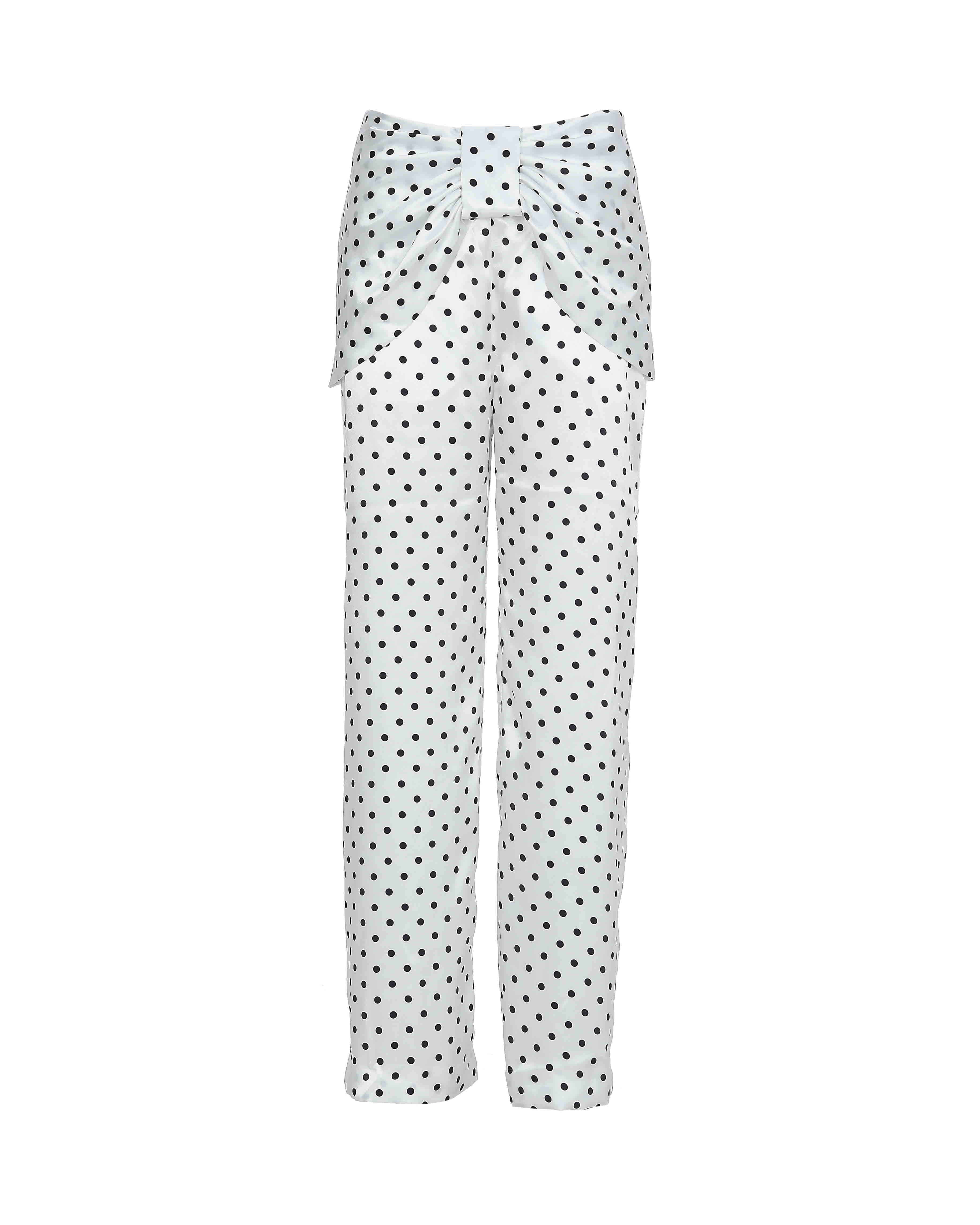 [RE-EDITION] Dot Ribbon Drape Pants — vue 5