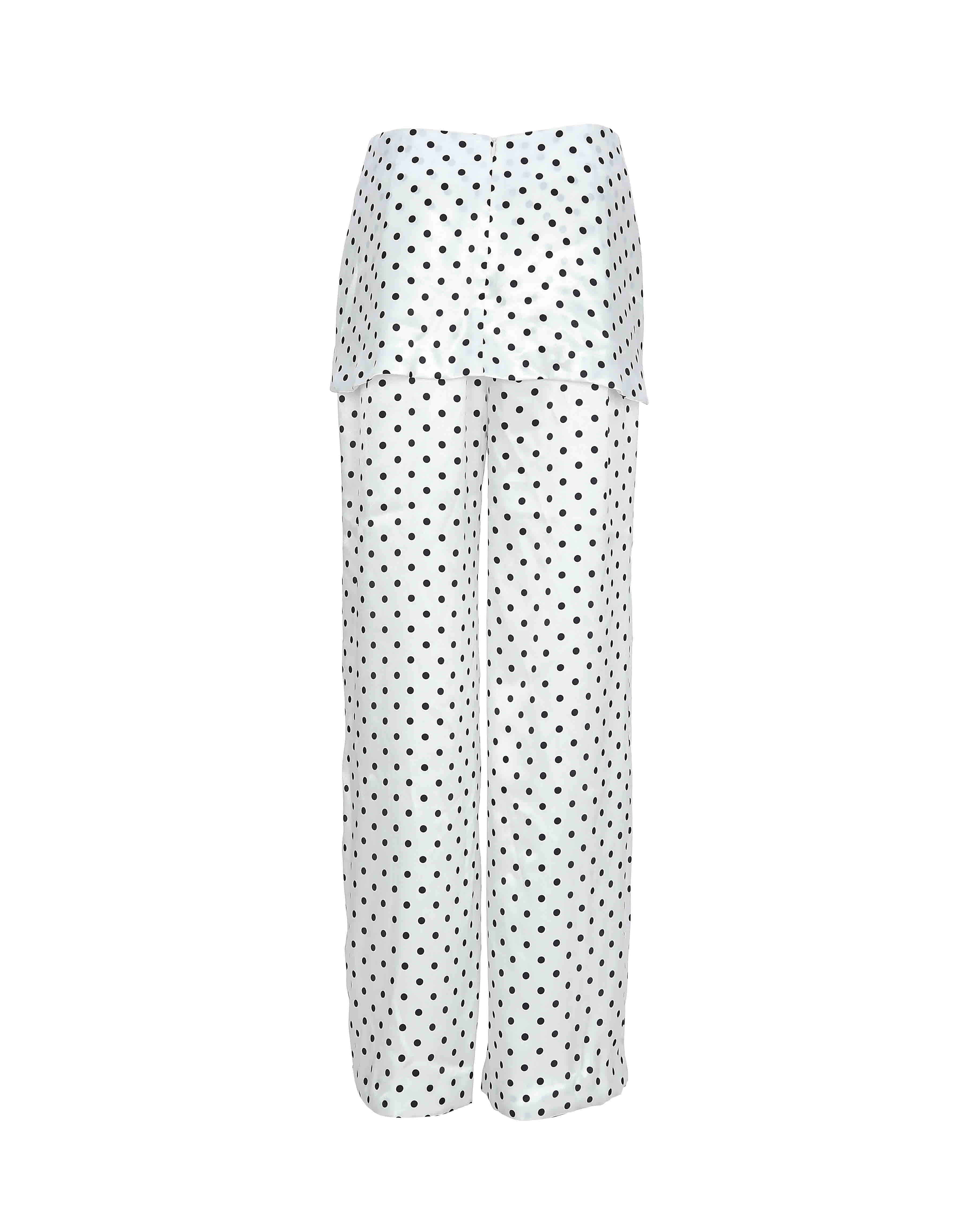 [RE-EDITION] Dot Ribbon Drape Pants — vue 6