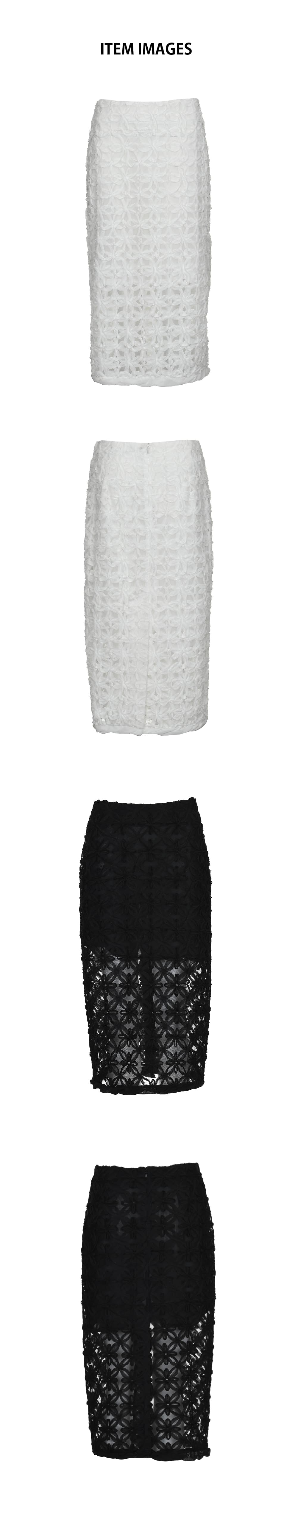 [RE-EDITION] Lace Midi Skirt — vue 5