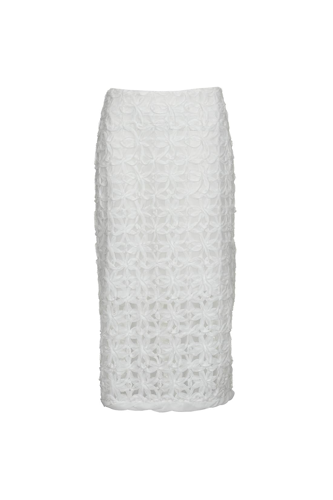 [RE-EDITION] Lace Midi Skirt — vue 1