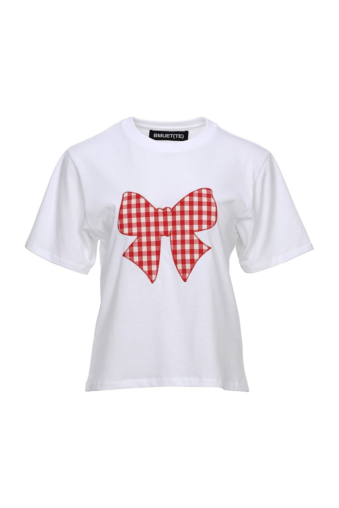 Appliqué Logo Embroidery T-Shirt White