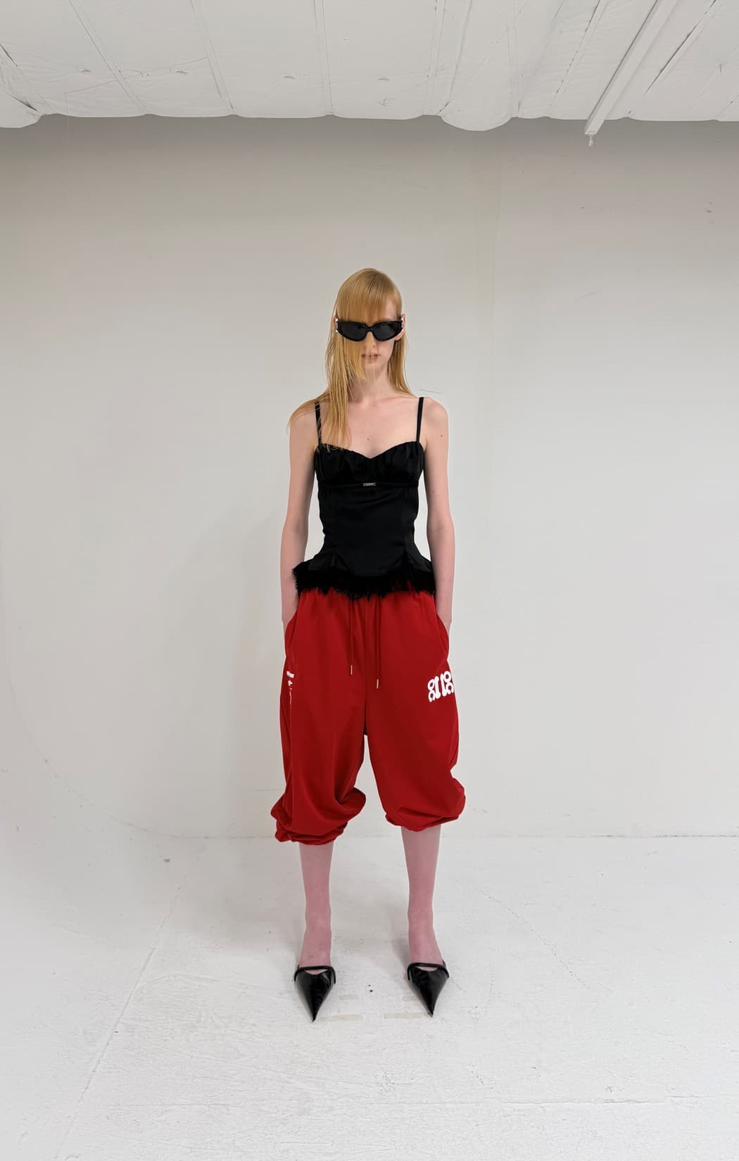 Piercing 'Bb' Logo Sweat Pants — vue 3