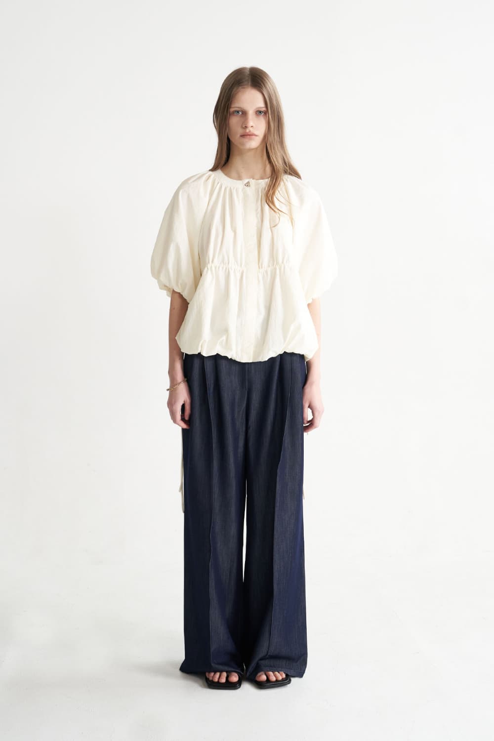 [CAHISIENNE 26SS] String Volume Balloon Short Jacket — vue 13