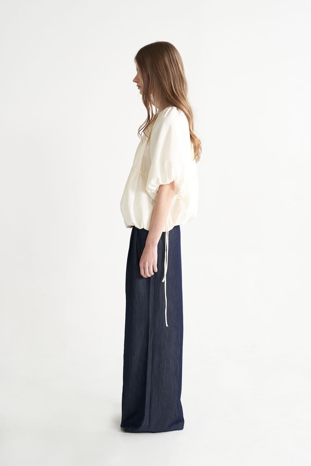 [CAHISIENNE 26SS] String Volume Balloon Short Jacket — vue 14