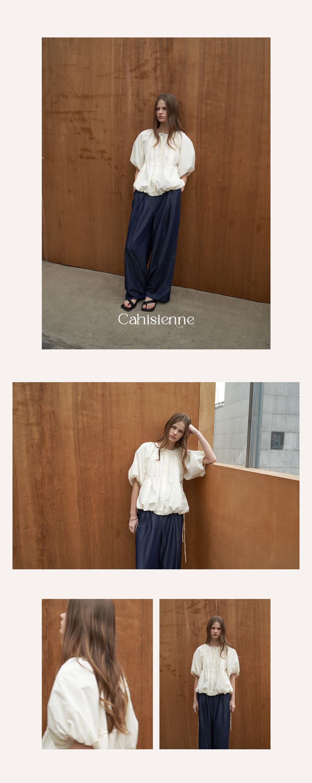 [CAHISIENNE 26SS] String Volume Balloon Short Jacket — vue 6
