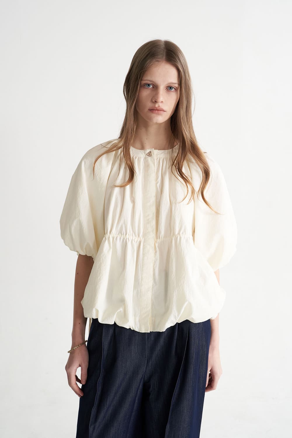 [CAHISIENNE 26SS] String Volume Balloon Short Jacket — vue 10
