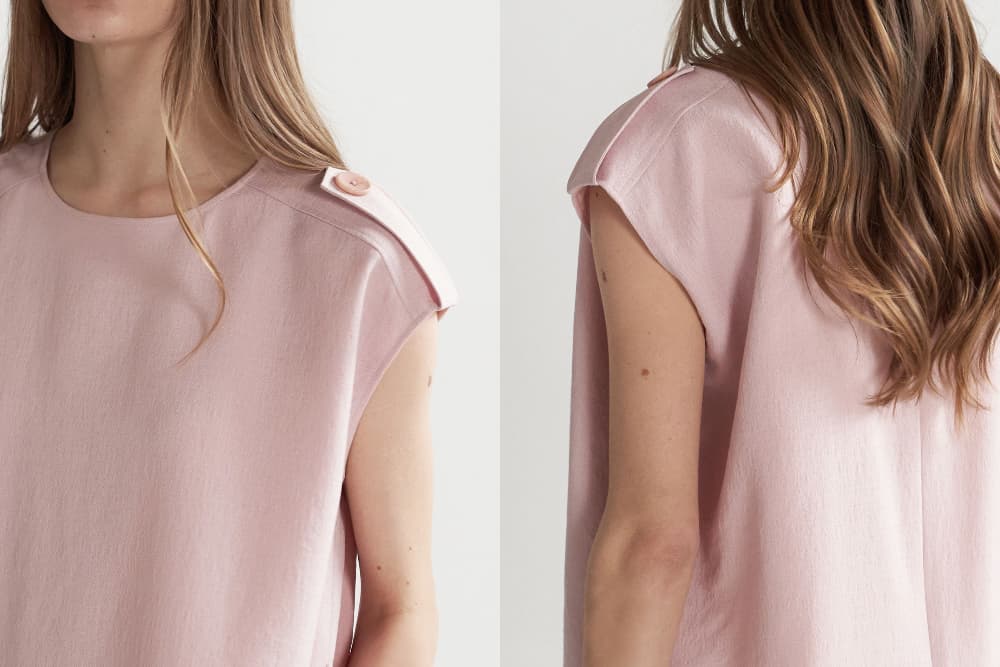 [CAHISIENNE 26SS] Low-Waist Asymmetric Long Dress — vue 15