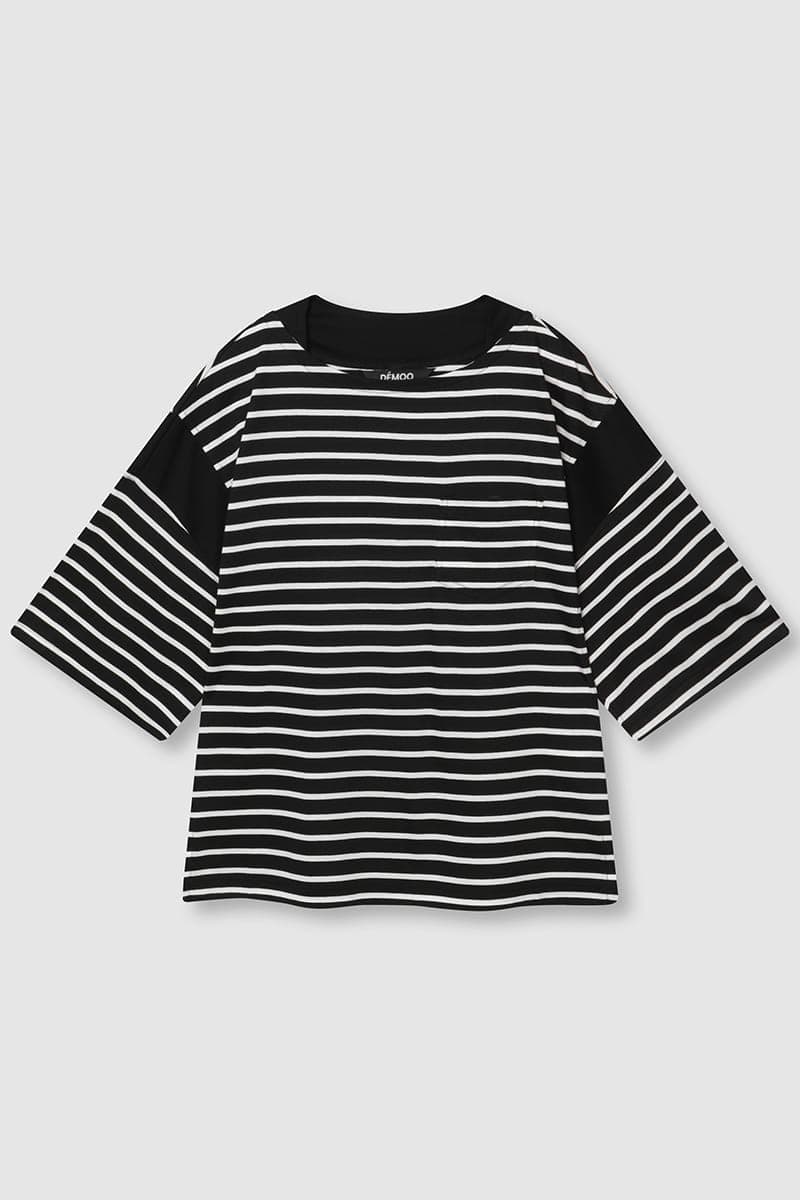 Striped Half-Sleeve Black PT