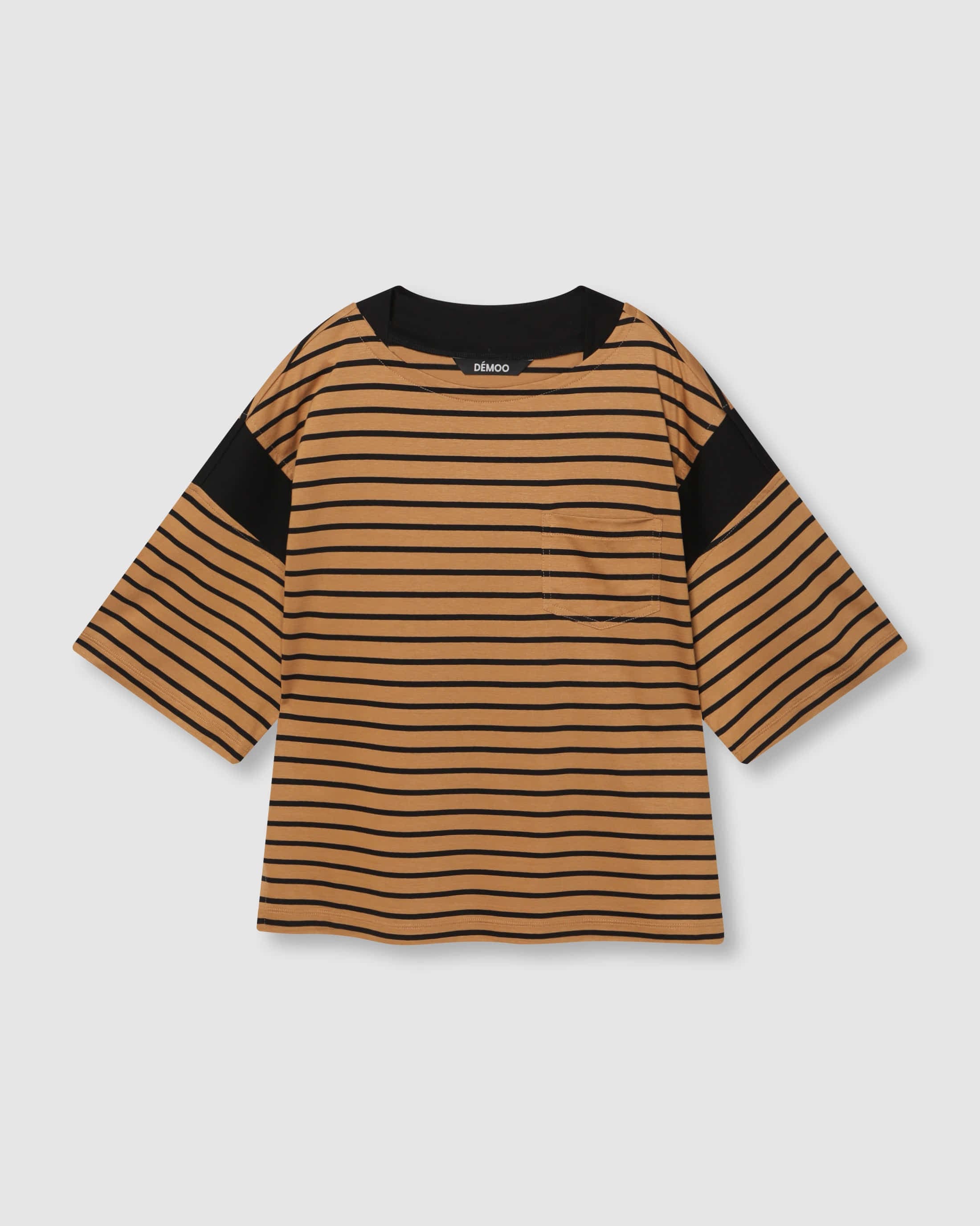 Striped Half-Sleeve Beige PT — vue 2
